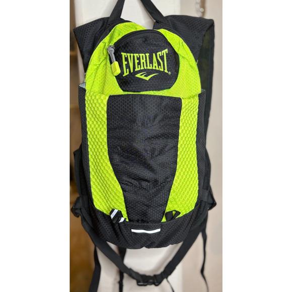 Everlast Hydration Running Backpack Yellow/Black NEW - Picture 1 of 5
